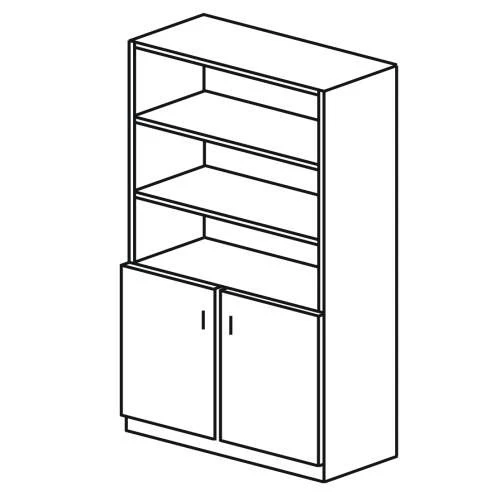 Wooden cupboard for documents