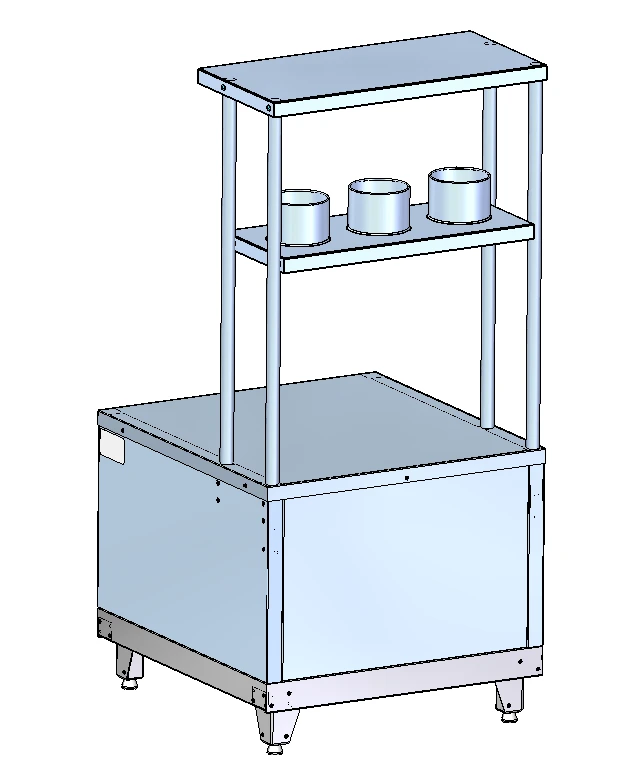 Cabinet for cutlery and trays with bread rack PSPX-70KM ECO series