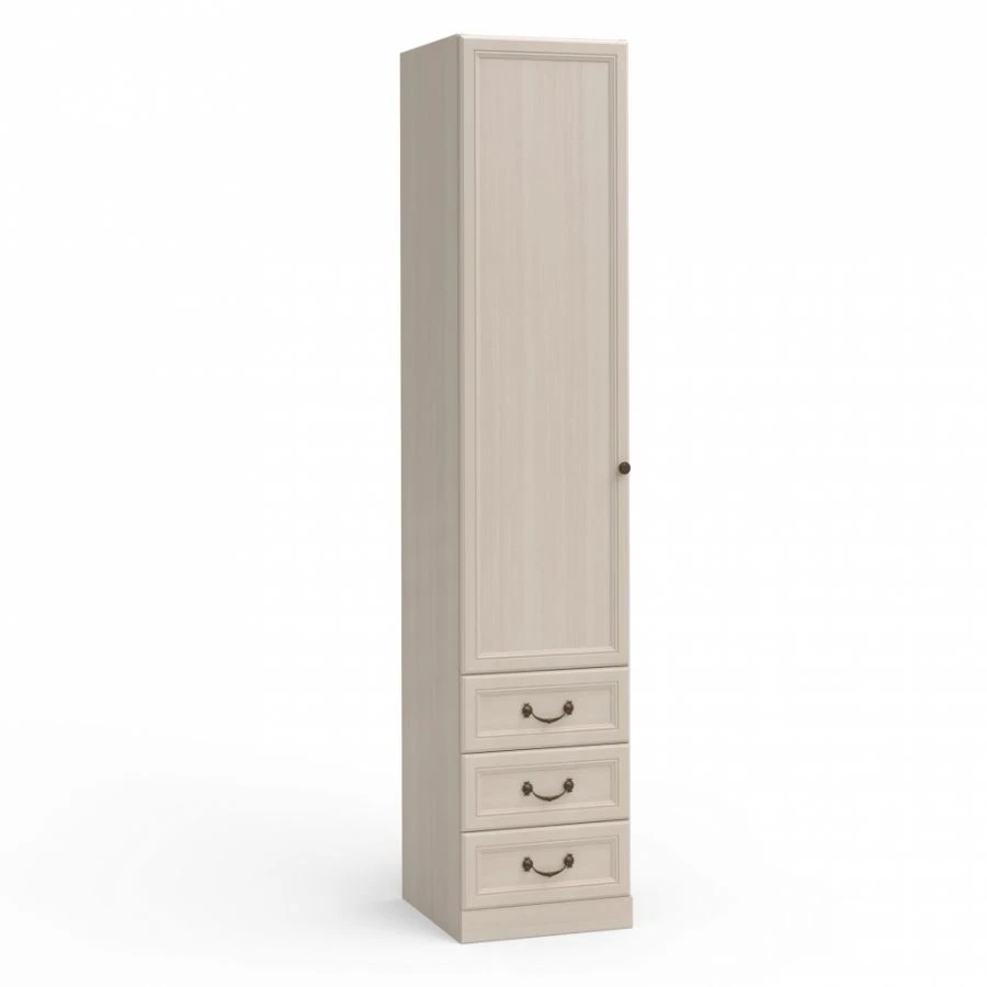 "Camilla" FSJ-02.T8L, 1-door cupboard, 1-door panel, 3 drawers, panel shelves from the set of modular furniture "Camilla".