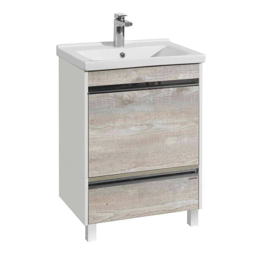 Cabinet under sink Aquaton Capri 60 concrete pine 1A23010101KPDA01.A230.1.01.01K.PDA.0