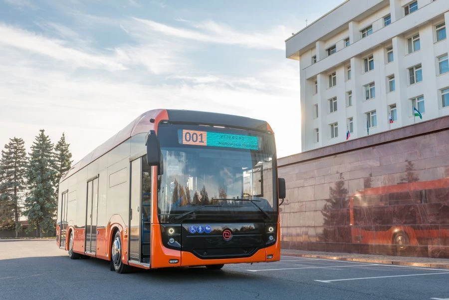 Passenger trolleybus, UTTZ brand, type 6242, modification 6242AH, commercial name 2GOOROZHANIN2, low-floor (categorical).