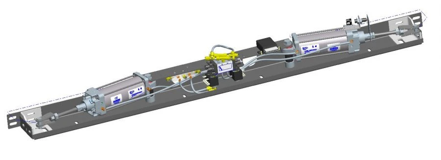 Vehicle door pneumatic actuator 40N2R63/116T1B050