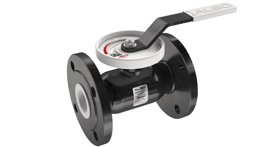 Ball valve ALSO shut-off-regulating flanged ball valve KSH.F.BV.100.16-01