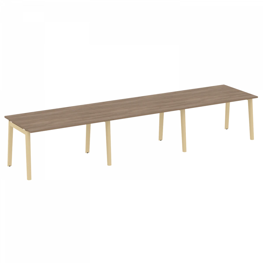 Wooden desks for offices, administrative premises of Onix Wood series.