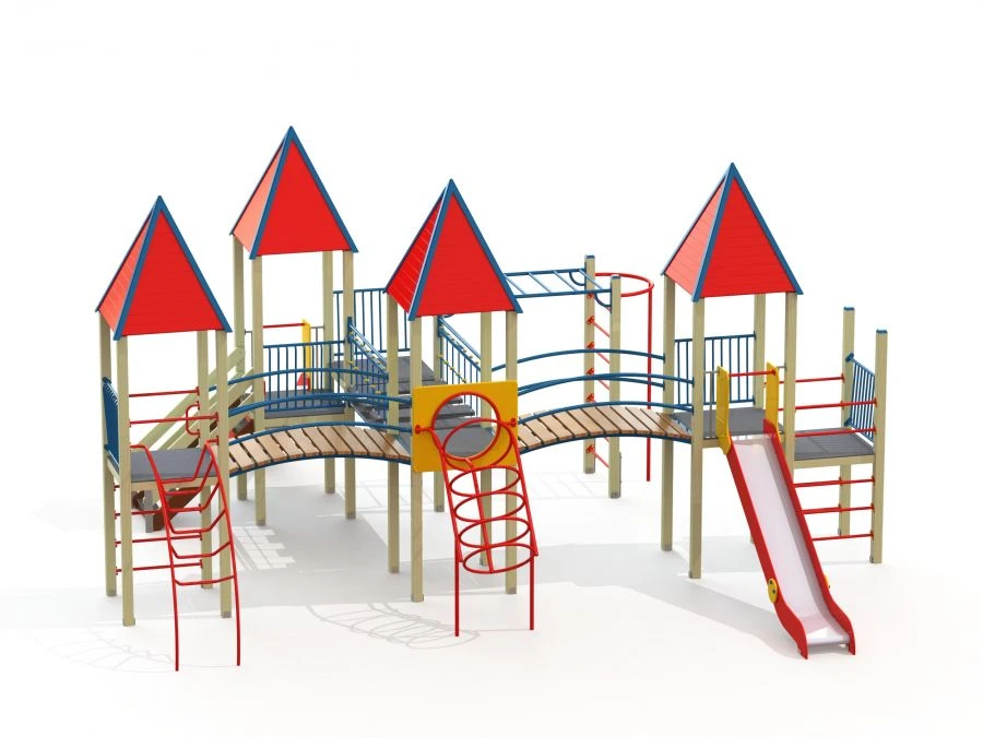 DIK 4.171 Children's play complex H=1200 mm, 1500 mm