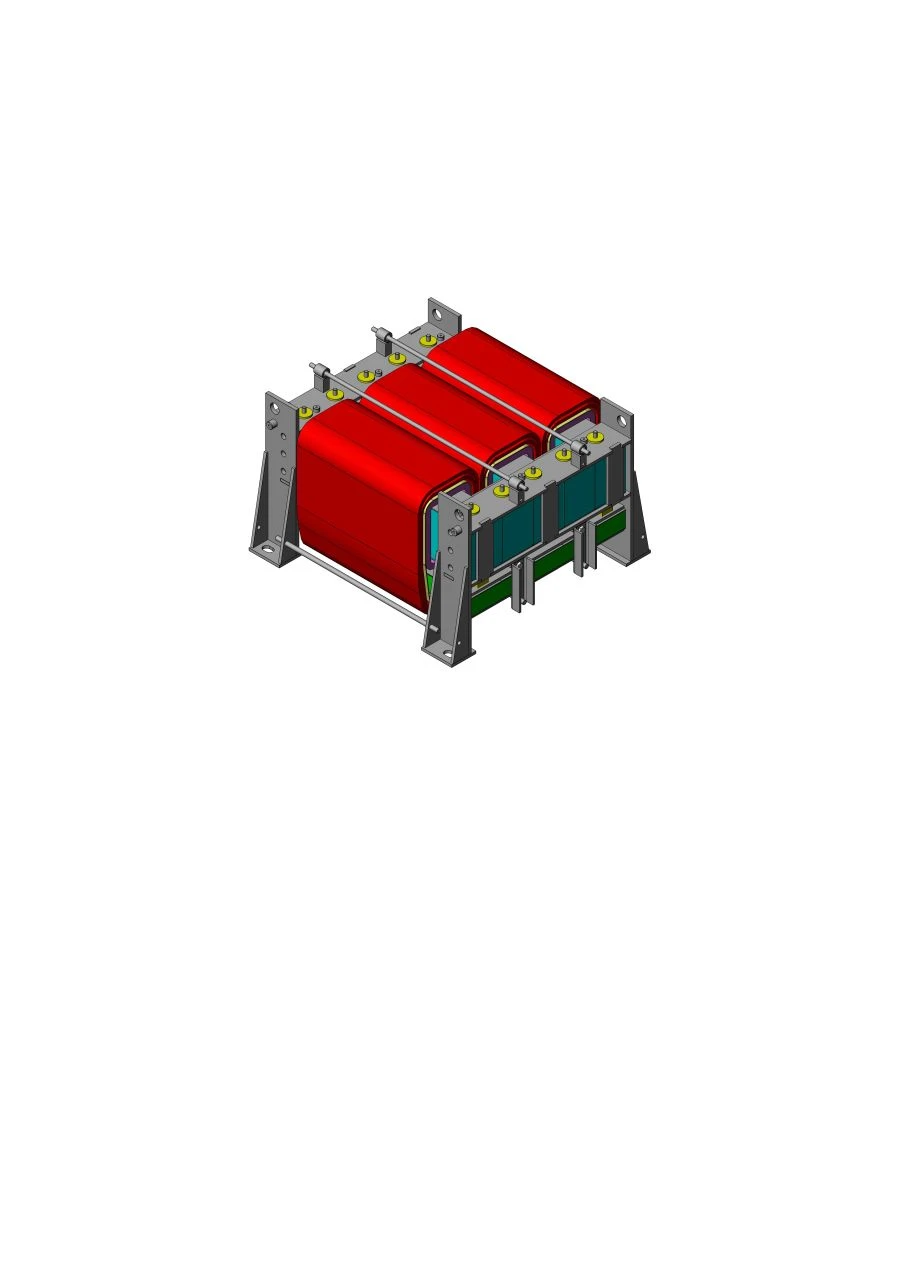 Dry-type power transformer for railway transport with power less than 500 kVA TSP(RG)-400/6