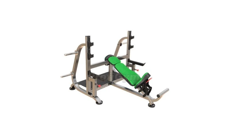 BP - 002 Incline bench not adjustable with safety rests