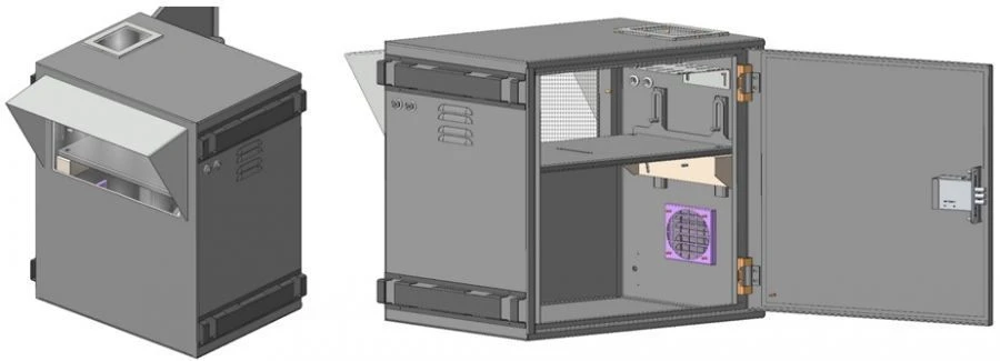 Outdoor telecommunication cabinet ???-?-615x700x505-??-08