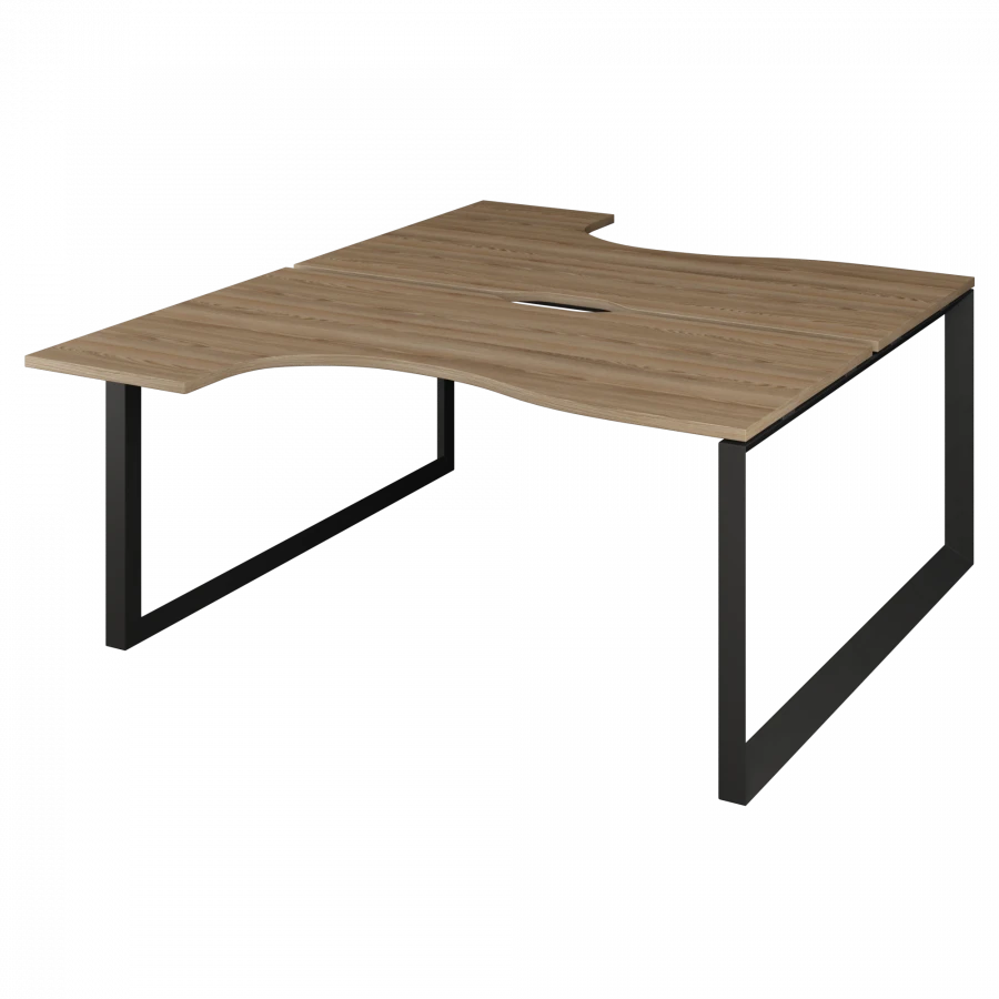 Bench ergonomic double for 2 workplaces NTMP.O.B2-040