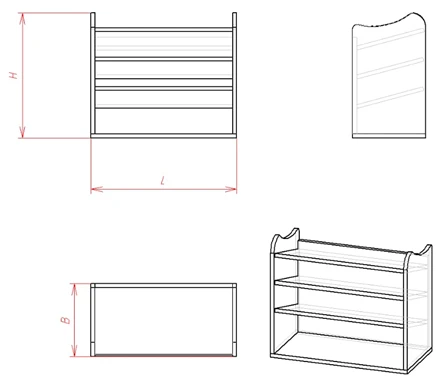 Shoe cabinet (OB.1 series)