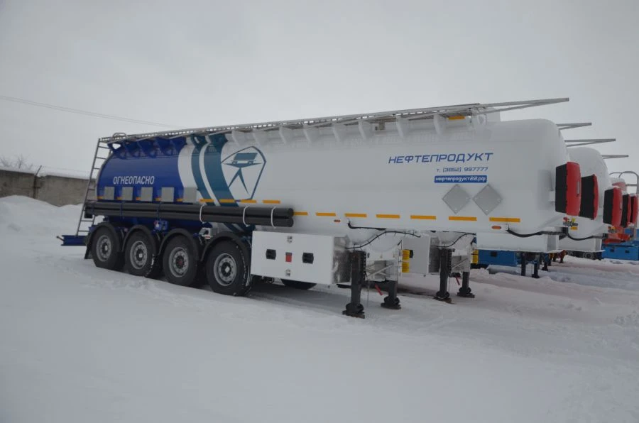 Semi-trailer-tanker, type PPTS-4 RF, modification 95324A-0000010R with axle units BPW HSFALM 9010-15 V36 61.68.36