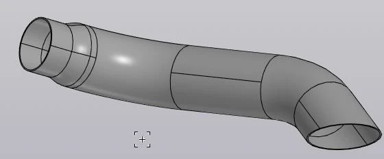 Outlet pipe 1201594XGW02A/ 11.71.076.708.001