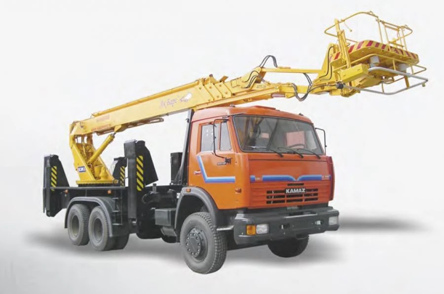 Truck hoist model APT-30 on chassis KAMAZ-43118, KAMAZ-5350, KAMAZ-65115
