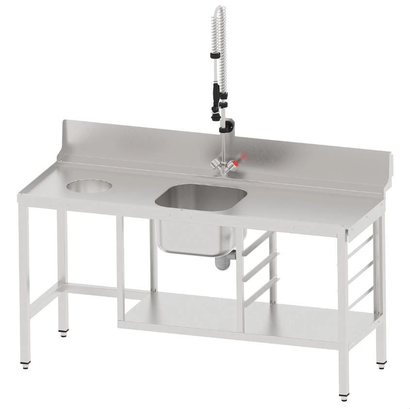 Prewashing table SPMP-7-7-7