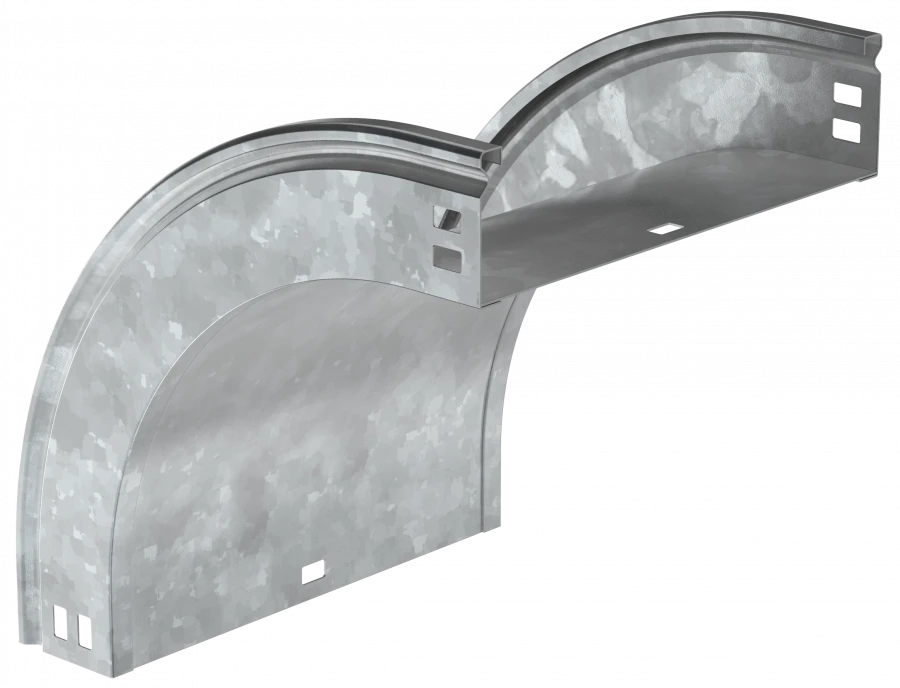 CPV41-0-90-90-100-100-300-HDZ Swivel smooth. 90° type B20 ESCA 100x300mm HDZ IEK