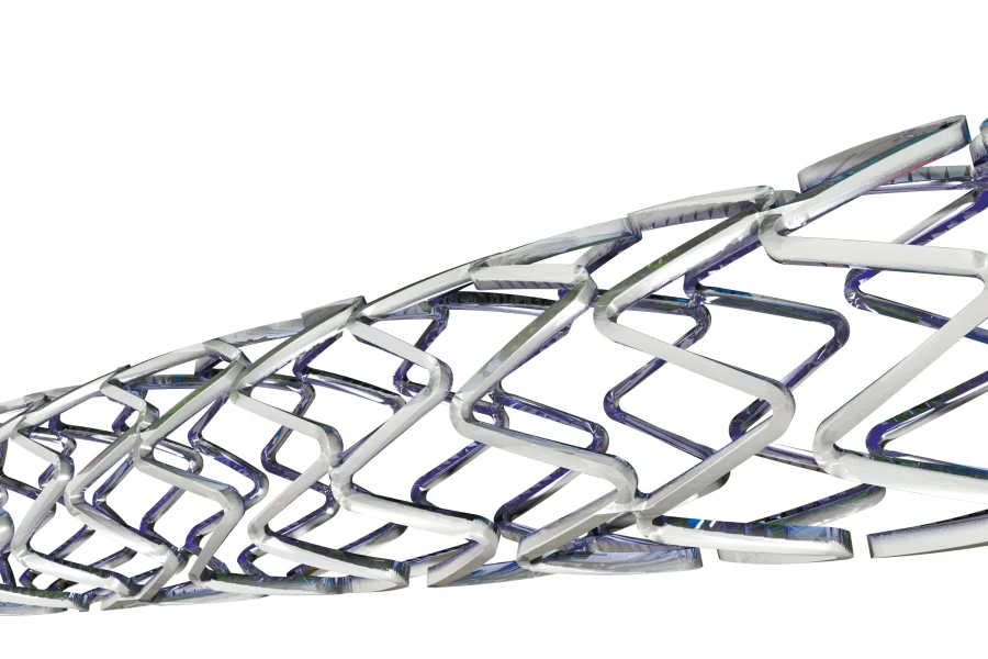 Uncoated metal coronary artery stent