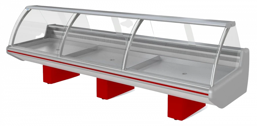 Refrigerated universal display case "Fish-na-ldu" Parabel VHSl-1,5