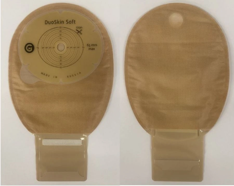 Means for colostomy and ileostomy care: one-component colostomy bags for adults and children according to TU 22.19.71-001-813374