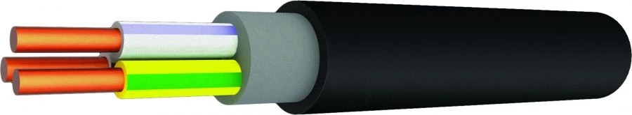 Power cables, not spreading combustion, with low smoke and gas emission VVGng(A)-LS