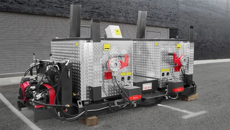 Autonomous boilers for thermoplastic preparation "Gorynych"