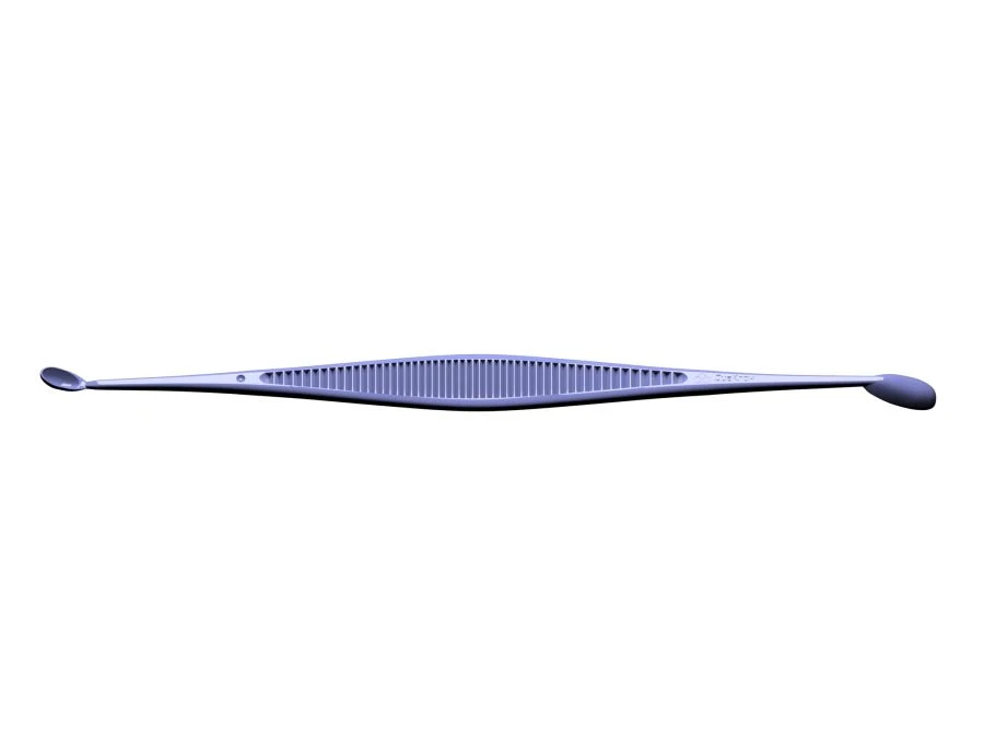 Gynaecological polymeric double-sided single-use sterile Folkman 3D spoons