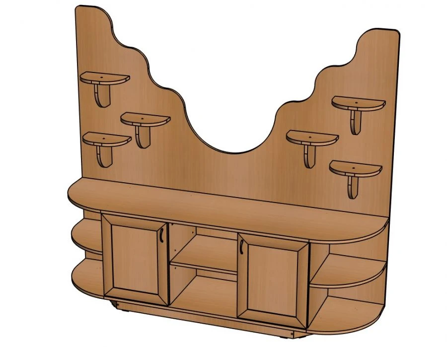 Nature Corner No.1 (MDF fronts)/ SZh113