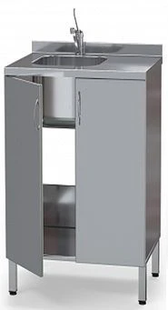 Bollard with sink and mixer tap "KCm/Nzh 2-01.1 m-8/s"