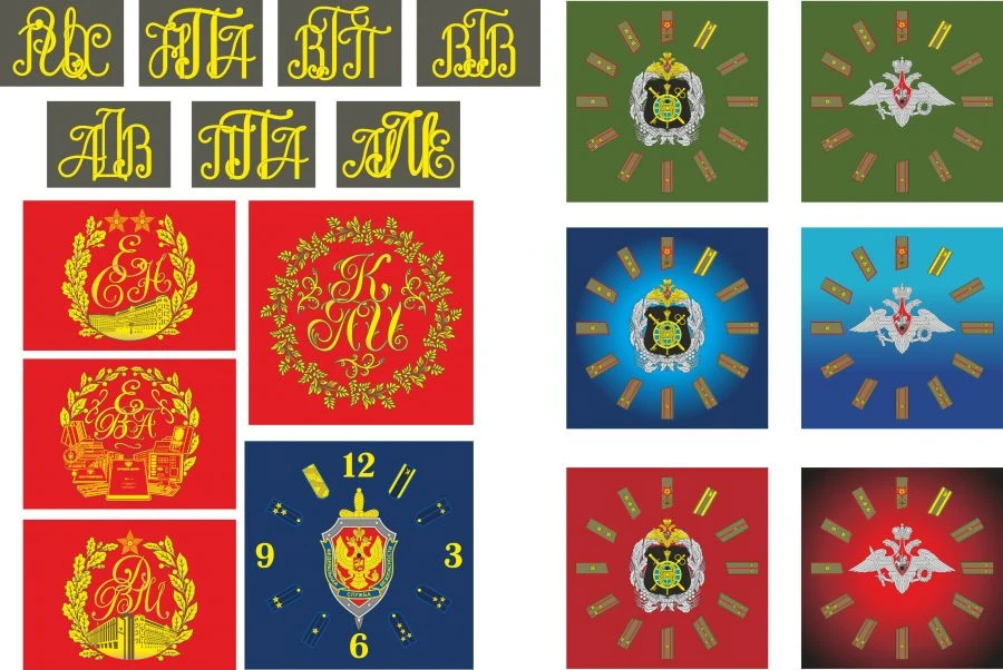 Panel with textile fabrics (sublimation and volumetric printing - silkscreen)