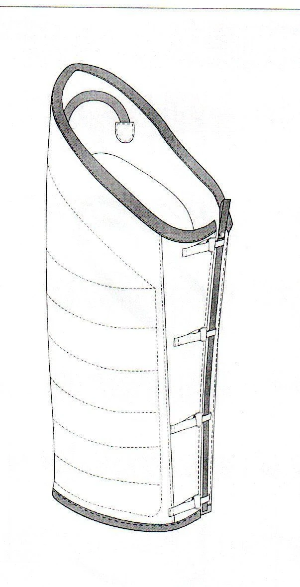Trainer's sleeve on the leg for employees of canine units of internal affairs bodies of the Russian Federation. TU 8578-18