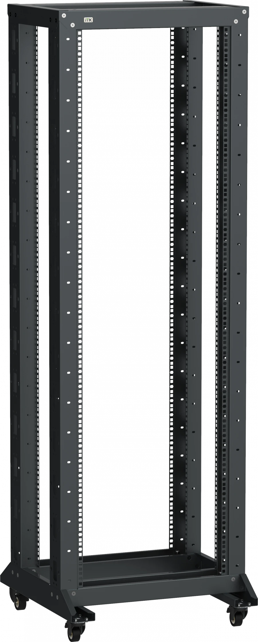 LF05-33U66-2RM ITK LINEA F 2-frame rack on roll. 33U 600x600mm black