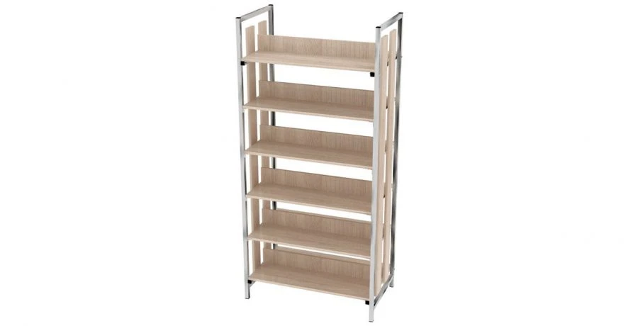 Double-sided library shelving unit 900x520x1910mm (WxHxH)
