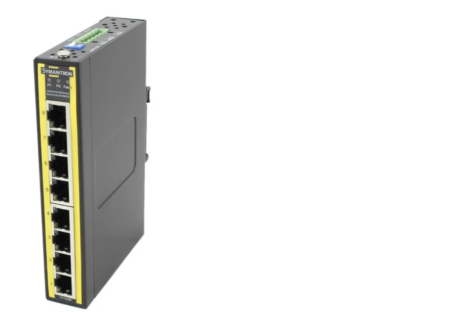 SWD-80A - Unmanaged industrial switch with 8 10/100Base-T(X) ports