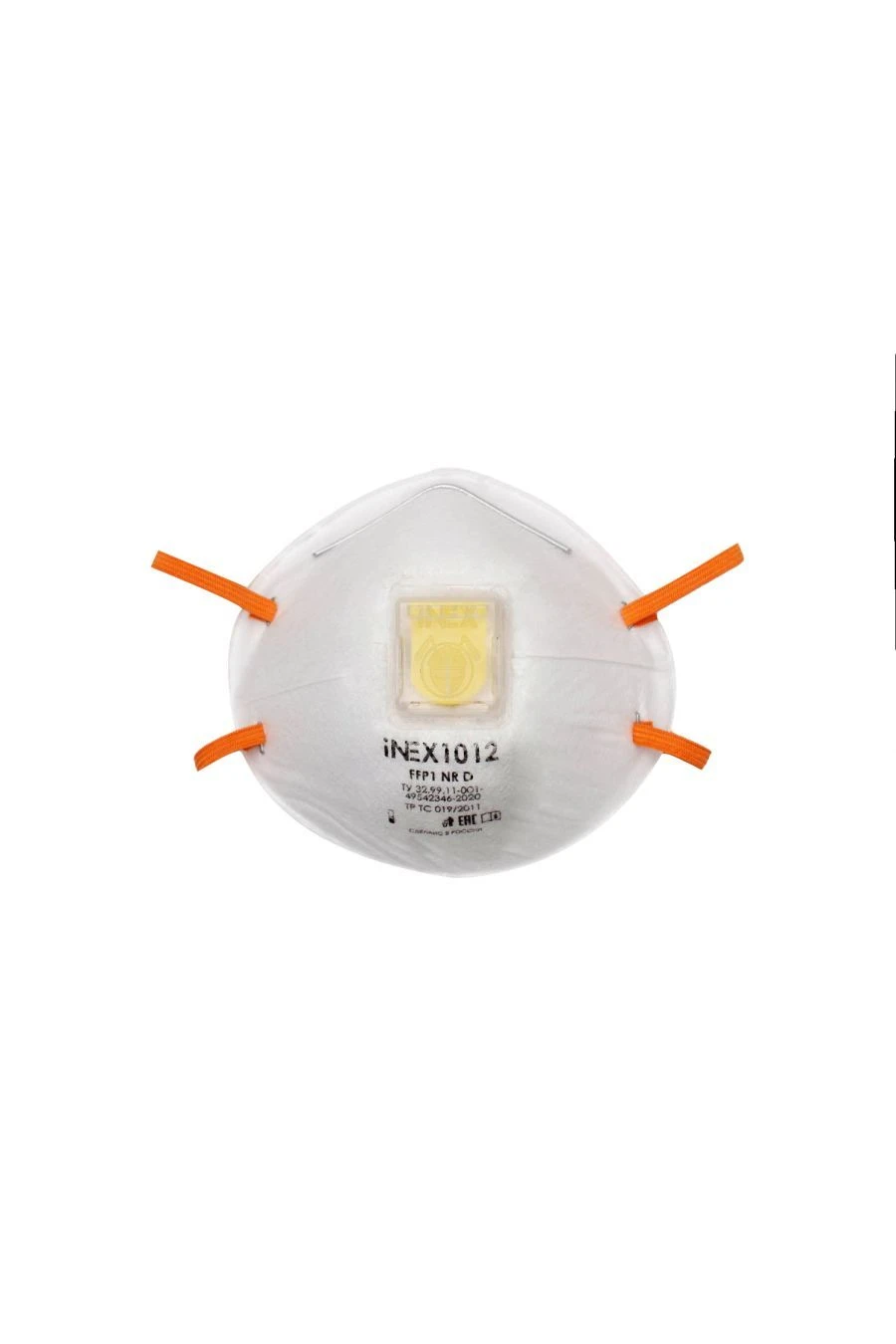 Dust-resistant aerosol filtering half mask, iNEX trade mark, model 1012 (protection class FFP1 NR D)
