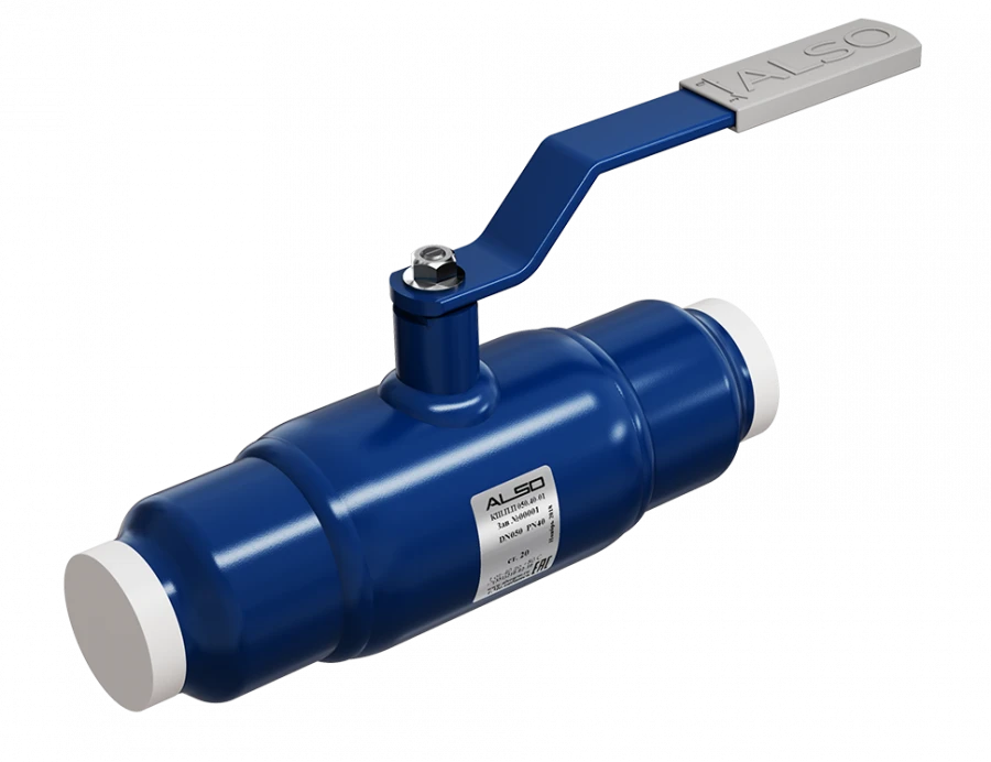 Welded steel ball valve ALSO series RS ball valve under welding full bore DN65 PN25 of steel 09G2S