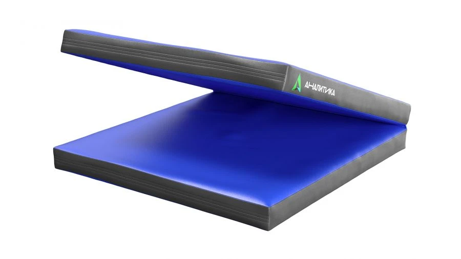 Folding gymnastic mat