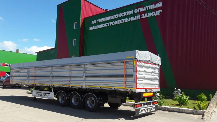 Three-axle tipper semitrailer PL-24S with axle unit BPW HSFALM 9010-15 V36 61.68.361.147QS