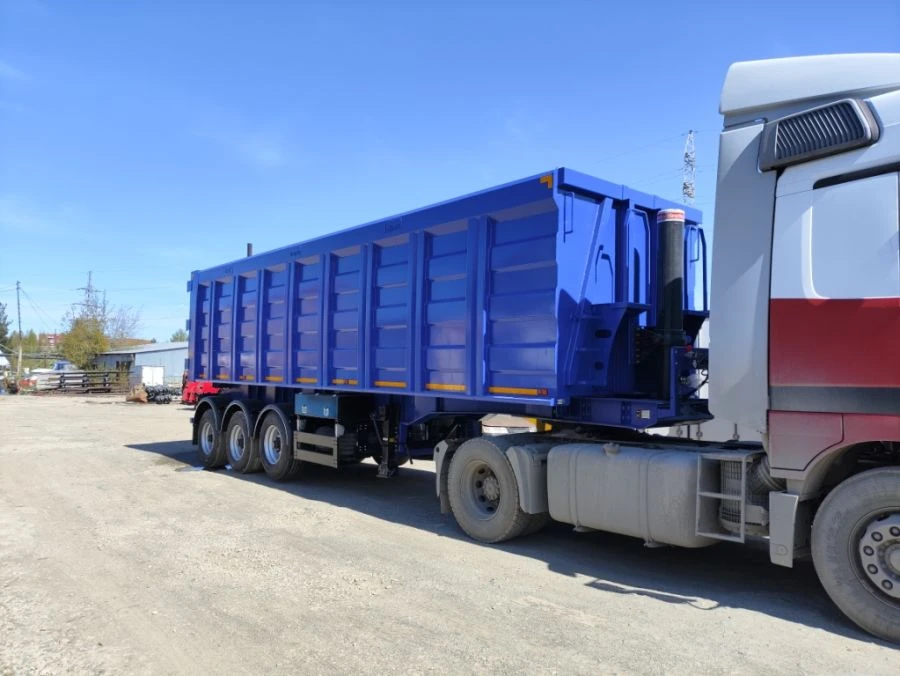 Semi-trailer three-axle BZAP 94553N scrap carrier
