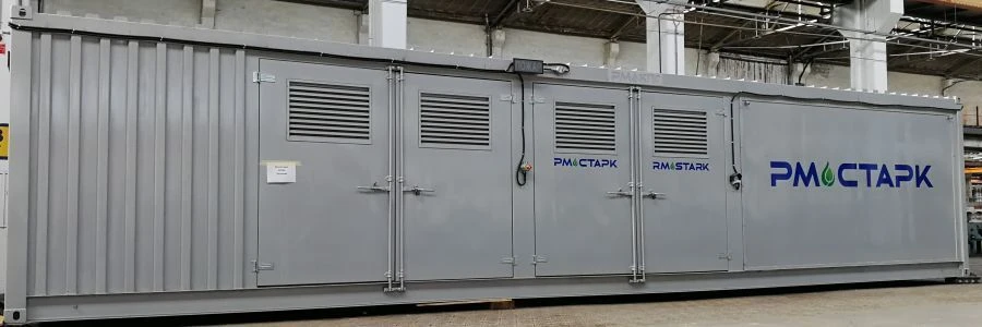 Automobile gas-filling compressor stations GASVECTOR RM STARK of container or modular type with the capacity of