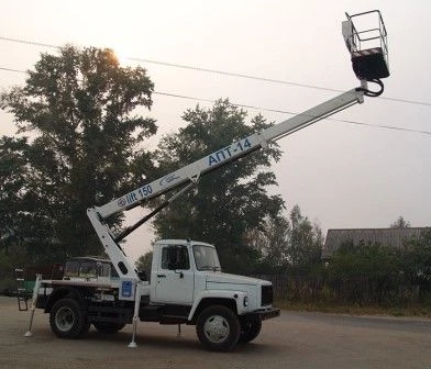 AGP-14T autohydro lift GAZ-33086 14M 200/250KG 8.4M