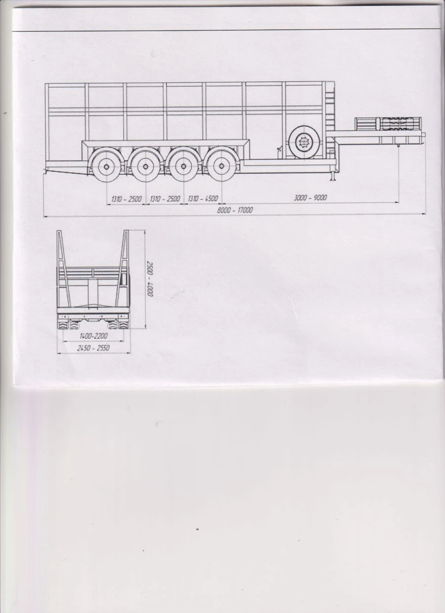 Semi-trailer panel carrier PP-1-4