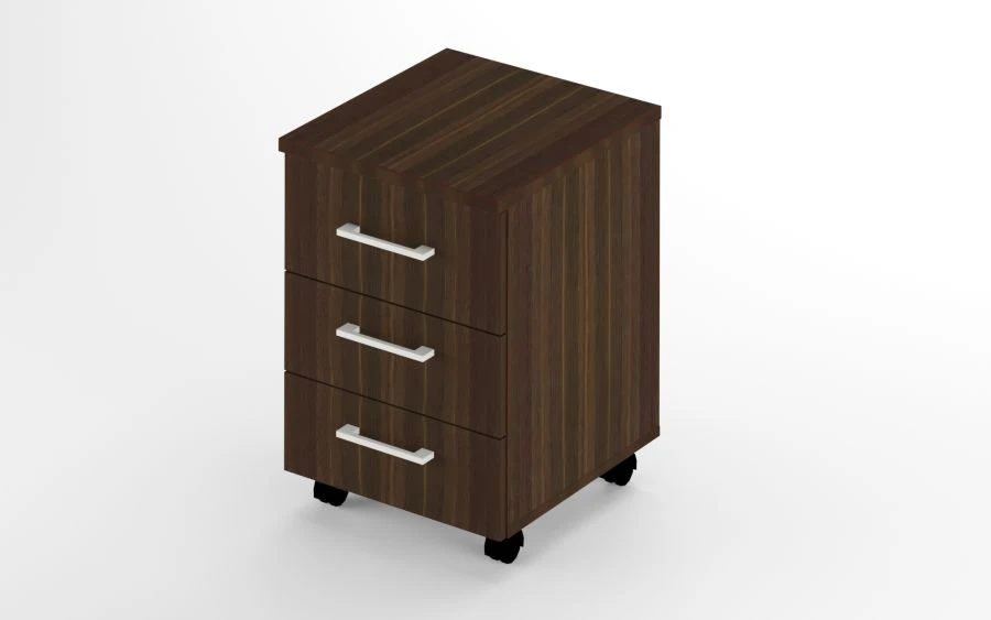 Wooden office drawer with pullout, Brooklyn series