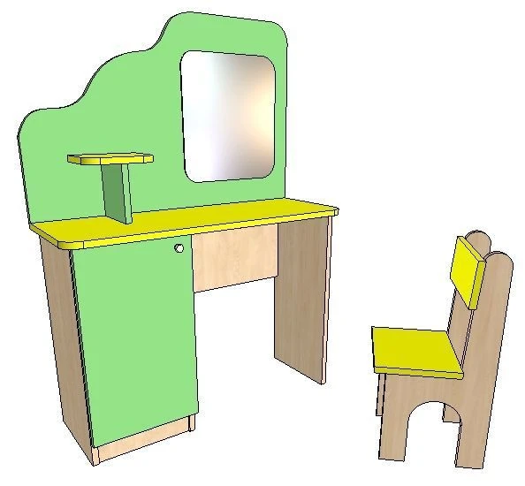 Hairdresser's one-room table FN.MDU.01.40.00.00.00.00