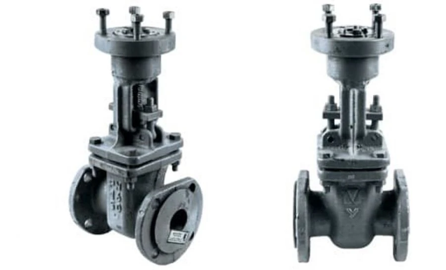 Steel wedge gate valve with sliding spindle under drive RN 1,6 MPa DN 50