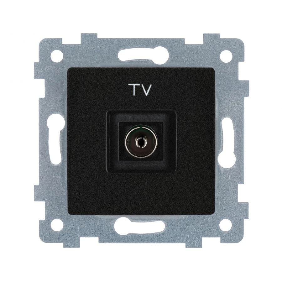 "AKSIOMA" Mechanism of a socket outlet low-voltage telephone scr.stat. ??1-459 "anthracite"