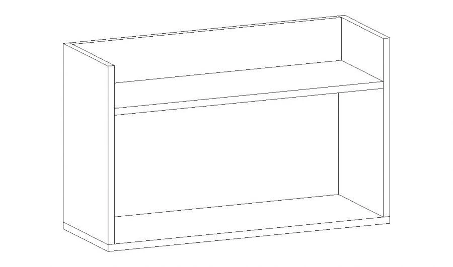 Kitchen shelf 800x150x200 mm 600x300x700 mm Art. P-1
