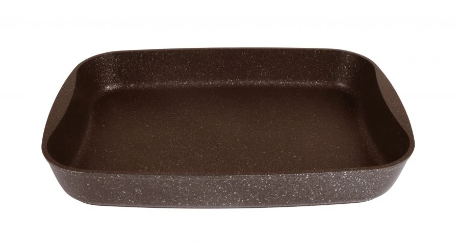 Cast aluminium baking tray 400x295x50mm (with non-stick coating) Kukmara TM, "Marble" line
