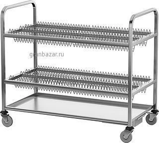 Trolley for drying and storing dishes, type TST