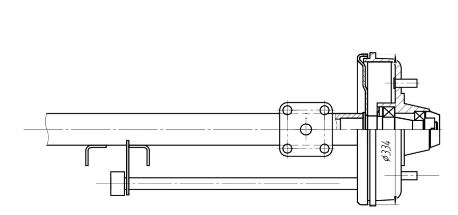 2PTS-6.45.01.00 Axle