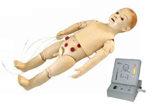 Multifunctional mannequin of a one-year-old child (care, CPR, auscultation), T432