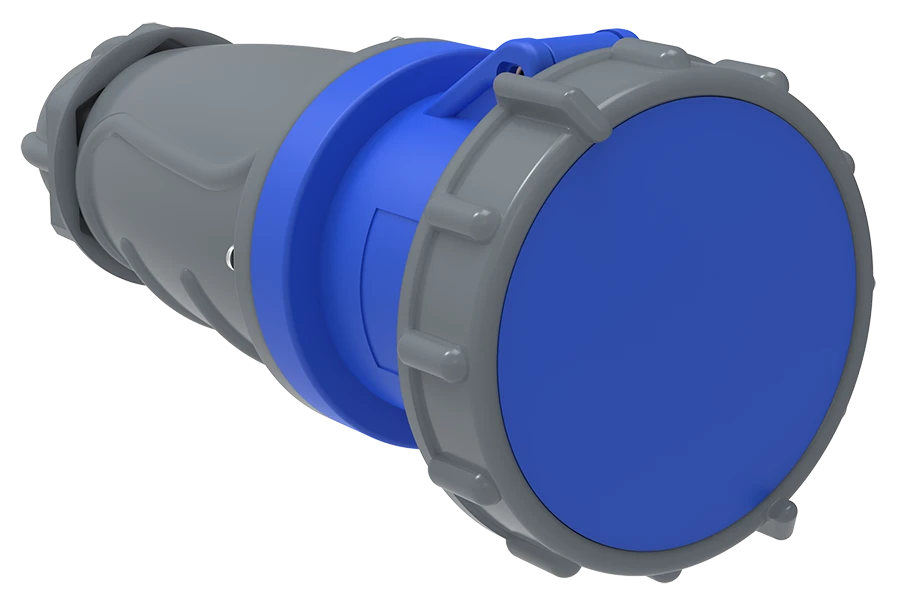 PSN21-063-3 Portable socket SSI-233 63A-6h/200-250V 2P+RE IP67 MAGNUM IEC IEC